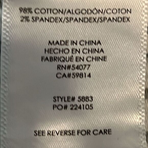 Cabi Blue Light Wash High Rise‎ Straight Leg Jeans Size 4 (fits larger) - Picture 10 of 10